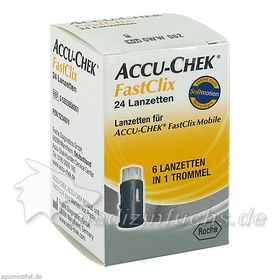 Accu-Chek Fastclix Lanzetten, 24 ST – PZN 7234971 из Германии