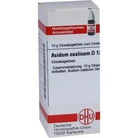 ACIDUM OXALICUM D12, 10 G – PZN 7454052 из Германии