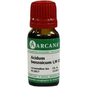 ACIDUM BENZOICUM LM 12, 10 ML – PZN 7538205 из Германии