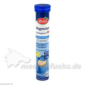 Abtei Magnesium Brause + Vitamin C + E, 15 ST – PZN 7640381 из Германии