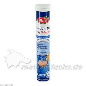 Abtei Calcium 1000 + D3 Osteo Vital Brausetabl., 15 ST – PZN 7640398 из Германии