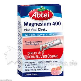 ABTEI Magnesium 400 + Vitamin B Komplex, 20 ST – PZN 7641038 из Германии