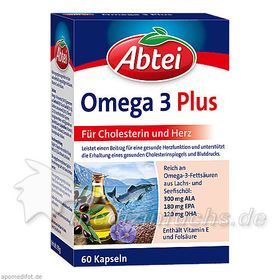 Abtei Omega 3-6-9 Lachsöl+Leinöl+Olivenöl, 60 ST – PZN 8797251 из Германии