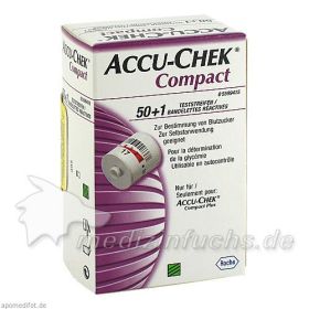 Accu-Chek Compact Teststreifen, 51 ST – PZN 8877524 из Германии