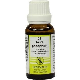 ACIDUM PHOS KOMPL NESTM 25, 20 ML – PZN 8912 из Германии