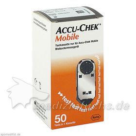 ACCU Chek Mobile Testkassette Plasma II, 50 ST – PZN 9195821 из Германии