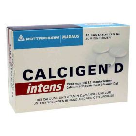 CALCIGEN D intens 1000mg/880 I.E. (48 stk) – PZN 417119 из Германии