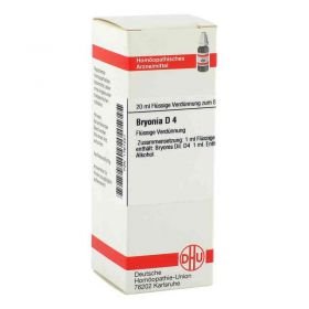 Bryonia D 4 Dilution (20 ml) – PZN 1761221 из Германии