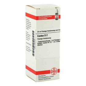 Cactus D 2 Dilution (20 ml) – PZN 1761540 из Германии