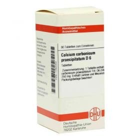 Calcium Carbonicum Praec. D 6 Tabletten (80 stk) – PZN 1762002 из Германии
