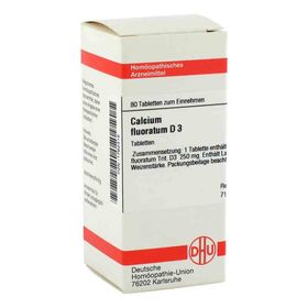 Calcium Fluoratum D 3 Tabletten (80 stk) – PZN 1762315 из Германии