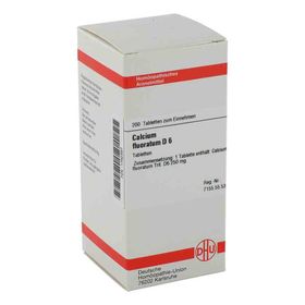 Calcium Fluoratum D 6 Tabletten (200 stk) – PZN 1762367 из Германии