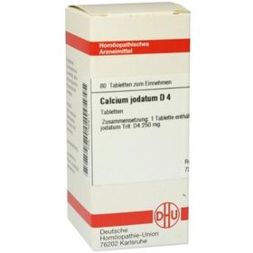 Calcium Jodatum D 4 Tabletten (80 stk) – PZN 1762611 из Германии