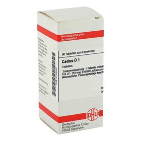 Cactus D 1 Tabletten (80 stk) – PZN 2125450 из Германии