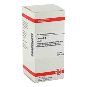Cactus D 1 Tabletten (200 stk) – PZN 2125504 из Германии