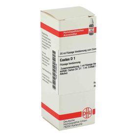 Cactus D 1 Dilution (20 ml) – PZN 2125579 из Германии