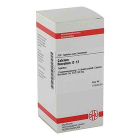 Calcium Fluoratum D 12 Tabletten (200 stk) – PZN 2125912 из Германии