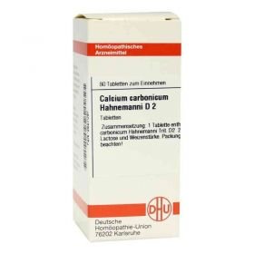 Calcium Carbonicum D 2 Tabletten Hahnemanni (80 stk) – PZN 2627097 из Германии
