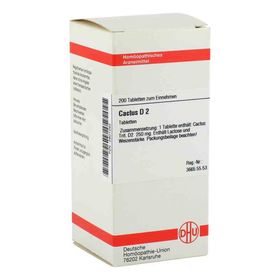 Cactus D 2 Tabletten (200 stk) – PZN 2801282 из Германии