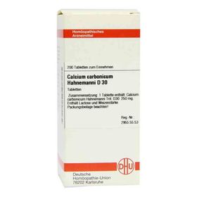 Calcium Carbonicum D 30 Tabletten Hahnemanni (200 stk) – PZN 2801313 из Германии