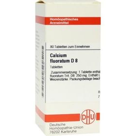 Calcium Fluoratum D 8 Tabletten (80 stk) – PZN 2807876 из Германии