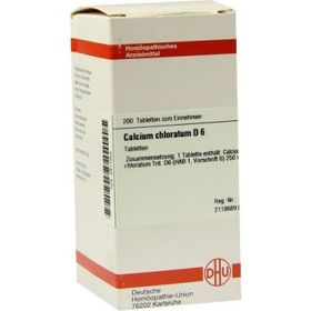 Calcium Chlorat. D 6 Tabletten (200 stk) – PZN 2811955 из Германии
