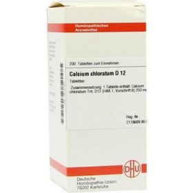 Calcium Chlorat. D 12 Tabletten (200 stk) – PZN 2813753 из Германии
