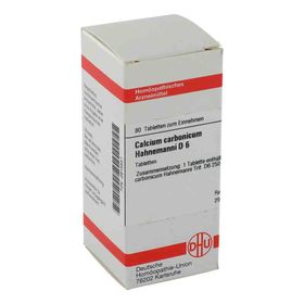Calcium Carbonicum D 6 Tabletten Hahnemanni (80 stk) – PZN 2815551 из Германии