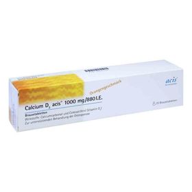 Calcium D3 acis 1000mg/880 I.E. (20 stk) – PZN 2842708 из Германии
