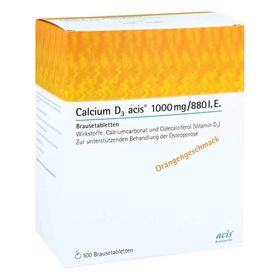 Calcium D3 acis 1000mg/880 I.E. (100 stk) – PZN 2842720 из Германии