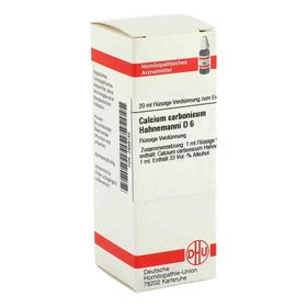Calcium Carbonicum D 6 Dilution Hahnemanni (20 ml) – PZN 2889182 из Германии
