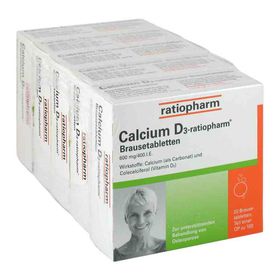 Calcium D3-ratiopharm 600mg/400 I.E. (100 stk) – PZN 3659751 из Германии