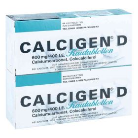 CALCIGEN D 600mg/400 I.E. (120 stk) – PZN 4054599 из Германии