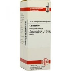 Calabar D 4 Dilution (20 ml) – PZN 4208387 из Германии