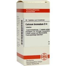 Calcium Bromatum D 4 Tabletten (80 stk) – PZN 4208594 из Германии