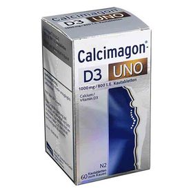 Calcimagon-D3 UNO 1000mg/800 I.E. (60 stk) – PZN 5883547 из Германии
