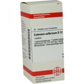 Cadmium Sulfuricum D 12 Tabletten (80 stk) – PZN 7455258 из Германии