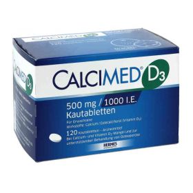 Calcimed D3 500mg/1000 I.E. (120 stk) – PZN 7682511 из Германии