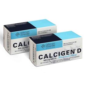 Calcigen D 600 mg/400 I.e. Kautabletten (200 stk) – PZN 8100168 из Германии