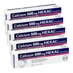 Calcium 500 Hexal Brausetabletten (100 stk) – PZN 8100220 из Германии