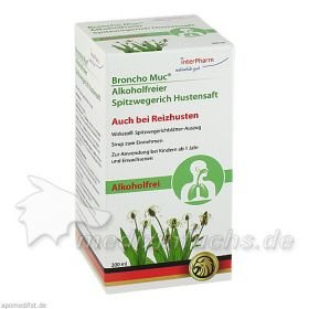 Broncho Muc alkoholfreier Spitzwegerich Hustensaft, 200 ML – PZN 11660627 из Германии