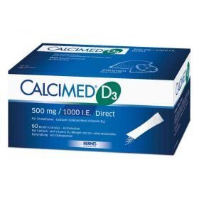 Calcimed D3 500mg/1000 I.E. Direct (60 stk) – PZN 12414066 из Германии