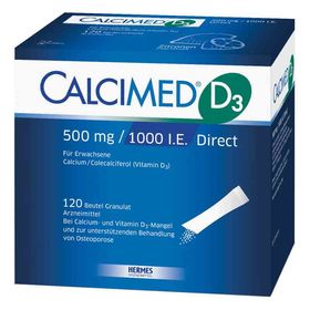 Calcimed D3 500mg/1000 I.E. Direct (120 stk) – PZN 12414072 из Германии