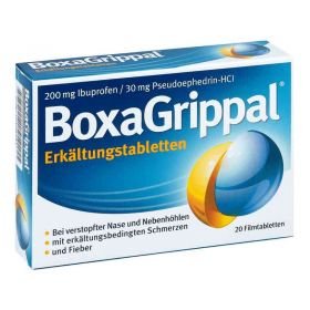 Boxagrippal Erkältungstabletten 200 mg/30 mg Fta (20 stk) – PZN 12460451 из Германии