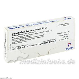 BRYOPHYLLUM ARG CUL RH D 3, 8X1 ML – PZN 1618038 из Германии