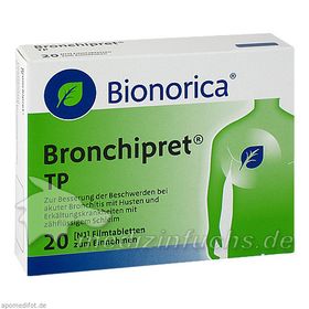 BRONCHIPRET TP, 20 ST – PZN 168478 из Германии