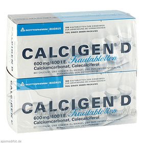 Calcigen D Kautabletten, 200 ST – PZN 2470170 из Германии