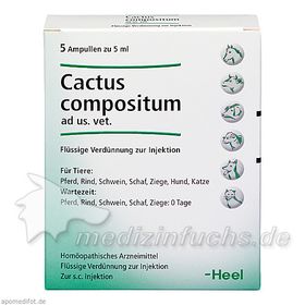 CACTUS COMPOSITUM ad us.vet.Ampullen, 5 ST – PZN 2733913 из Германии