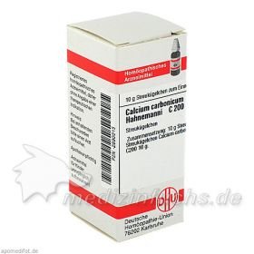 CALCIUM CARB HAHNEM C200, 10 G – PZN 2890015 из Германии