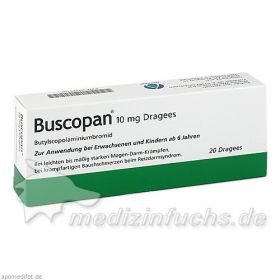 BUSCOPAN überzogene Tabletten, 20 ST – PZN 3323100 из Германии